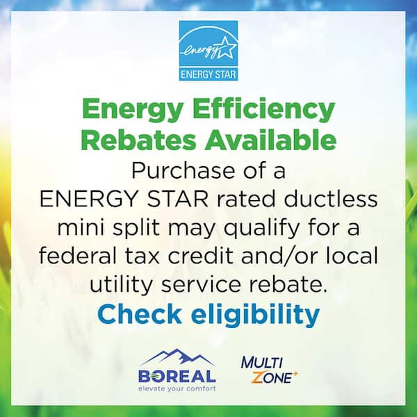 Multi R32 Smart Home 3-Zone 28,400 BTU 2.5-Ton 21 SEER2 Energy Star Ductless Mini Split Heat Pump with 25 ft. Lines