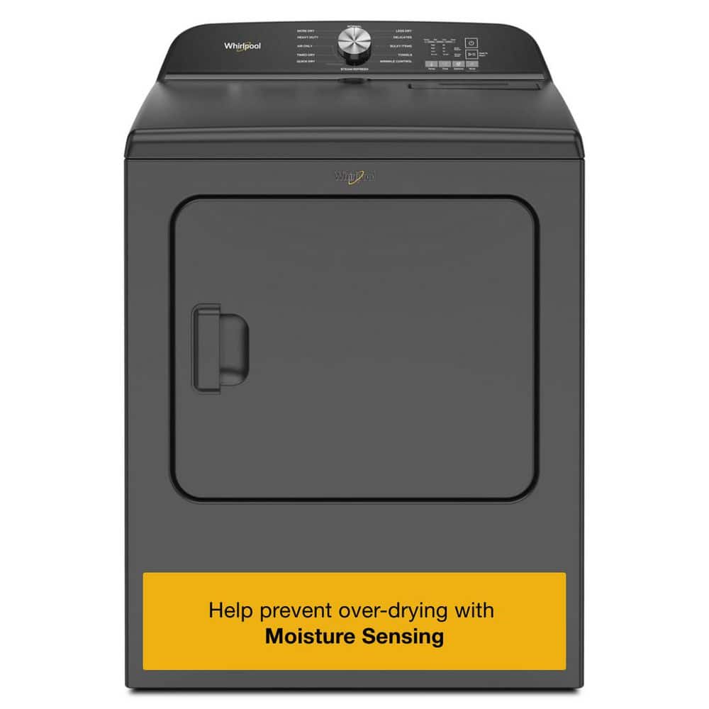 Whirlpool 7.0 cu.ft. Vented Top Load Gas Dryer in Volcano Black