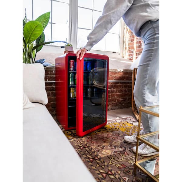 Magic Chef 3.4 cu. ft. Retro Beverage Cooler in Red MCB34CHR - The