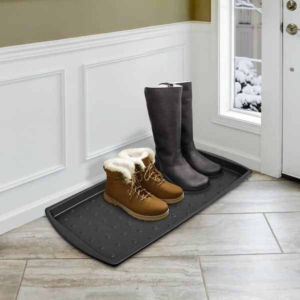 Black Large Shoe & Boot Tray