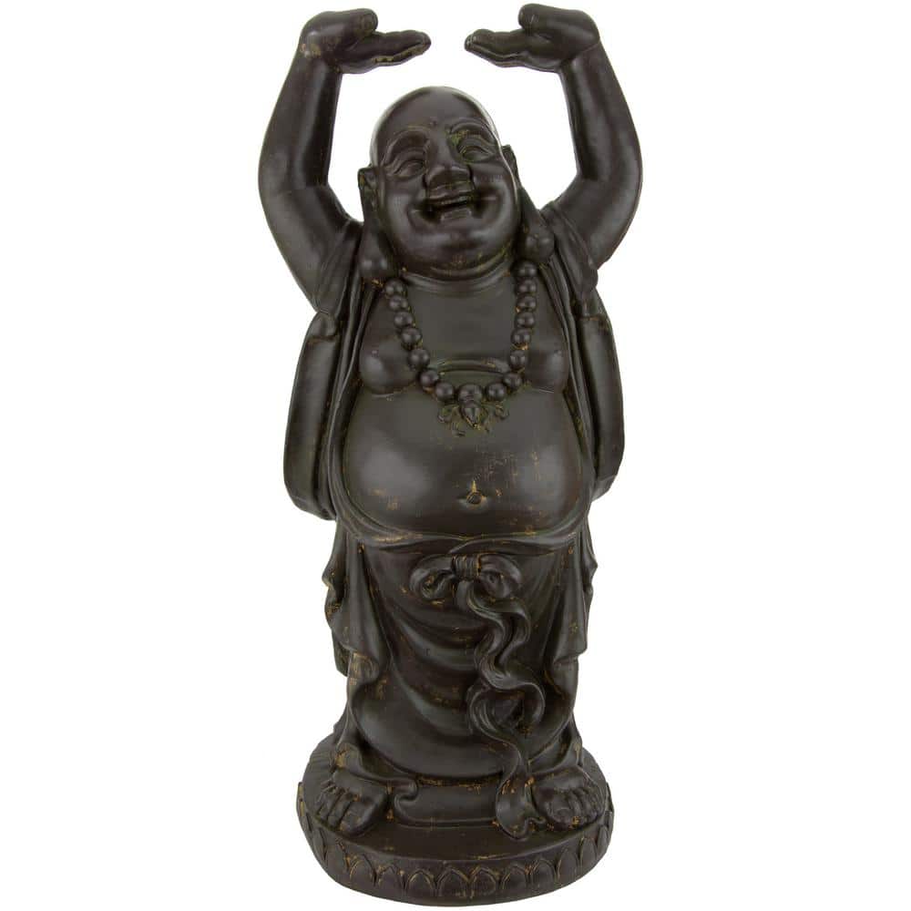 handpainted-ceramic-little-buddha-figurine-yellow-buddha-statue