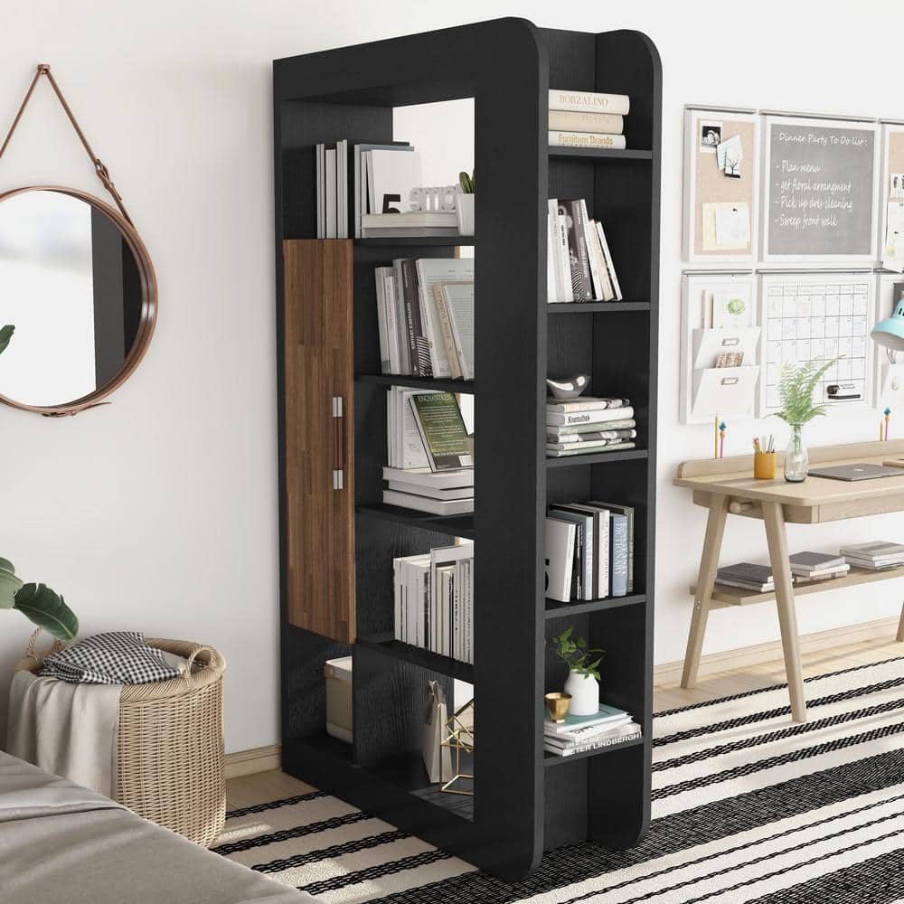 Ambretta Small Bookcase, Black – High Fashion Home