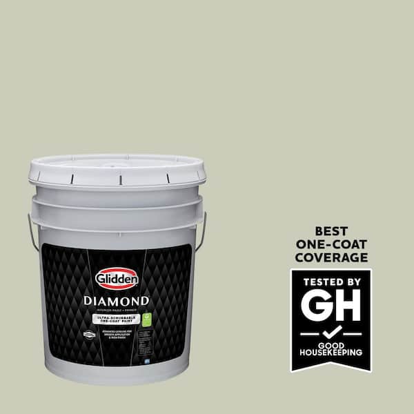 Glidden Diamond 5 gal. PPG1031-1 Mix Or Match Satin Interior Paint with Primer