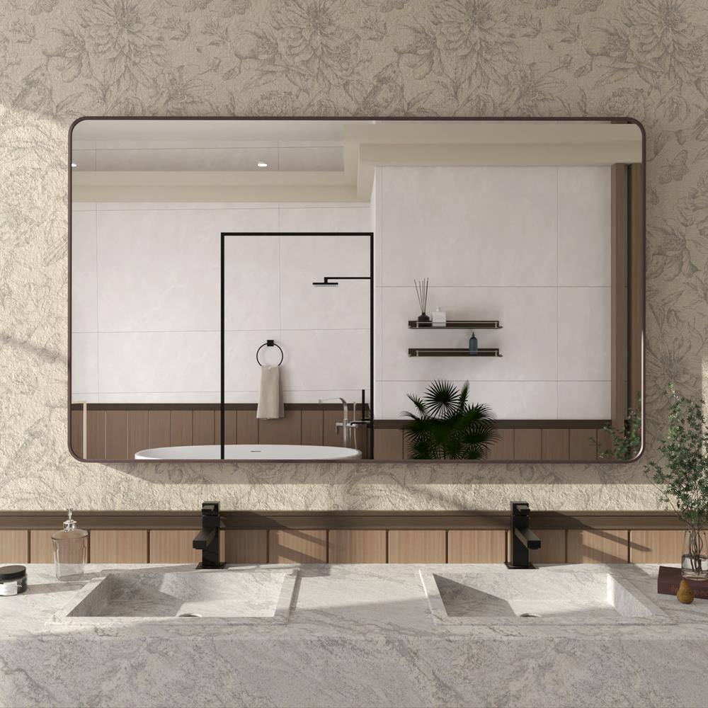 Hermitage Bath Cosy 60 in. W x 36 in. H Rectangular Framed Wall ...