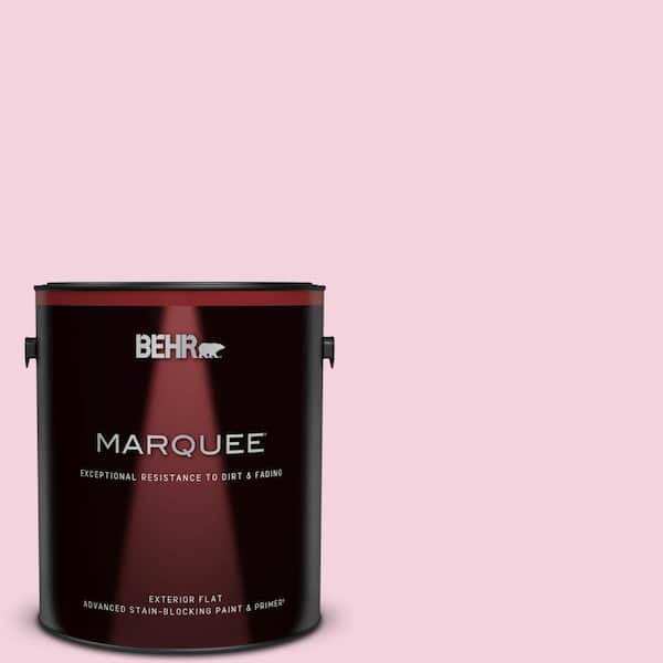 BEHR MARQUEE 1 gal. #100A-3 Scented Valentine Flat Exterior Paint & Primer