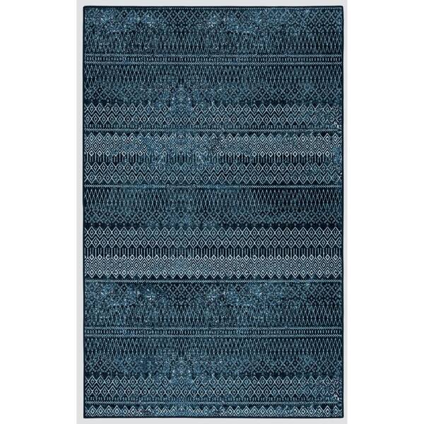 Mohawk Home Prale Denim Blue 10 ft. x 14 ft. Moroccan Area Rug105233 The Home Depot