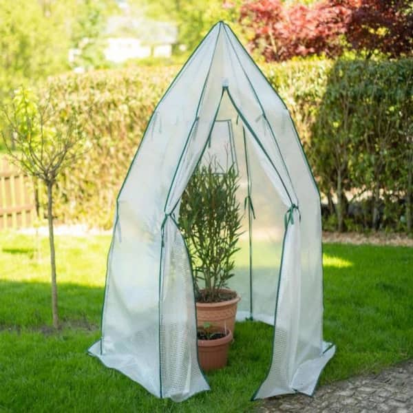 5 ft. x 5 ft. x 6 ft. Outdoor Portable Greenhouse with Hexagonal Cover