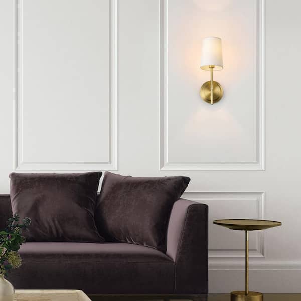 Ridgeway 1-Light Brass Wall Sconce