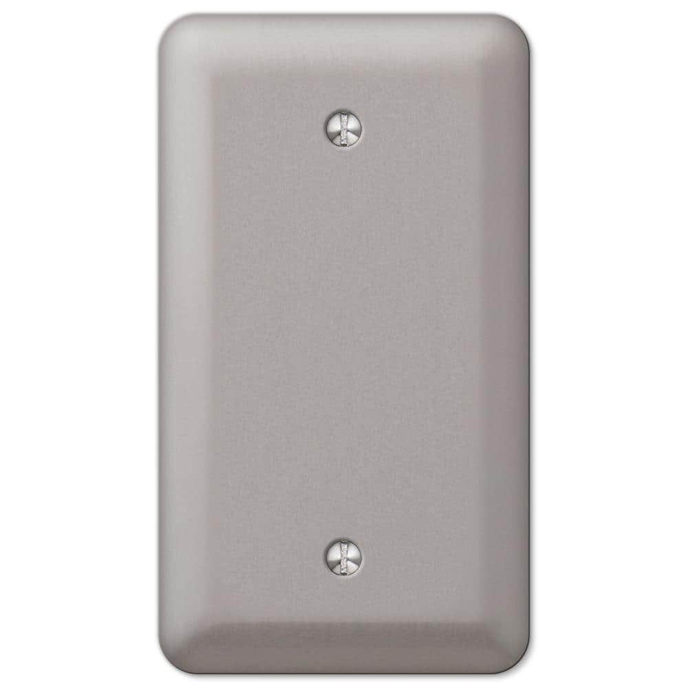 Declan 1 Gang Blank Steel Wall Plate - Pewter price history on PriceWatchPro