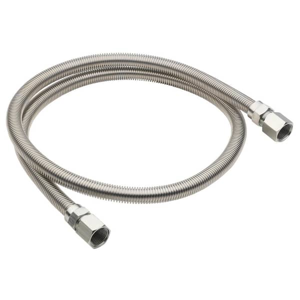 Homewerks Worldwide 3/4 in. FIP x 3/4 in. FIP x 60 in. Stainless Steel Gas Connector