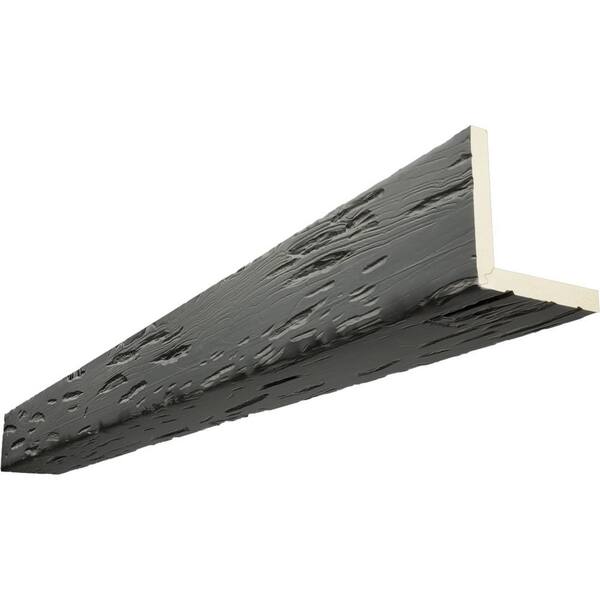 Ekena Millwork Endurathane 8 in. H x 8 in. W x 24 ft. L Pecky Cypress Slate Faux Wood Beam