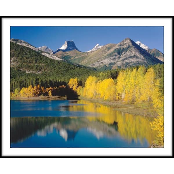 PTM Images 9.75 in. x 11.75 in. ''Wedge Pond'' Framed Wall Art