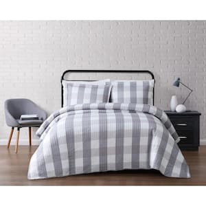 Truly Soft Everyday Blue Buffalo Plaid Queen Quilt Set Qs2093blfq 2600 The Home Depot