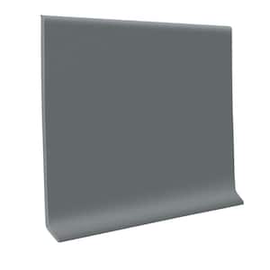 Dark Gray 4 in. x 1/8 in. x 48 in. Vinyl Wall Cove Base (30-Pieces)