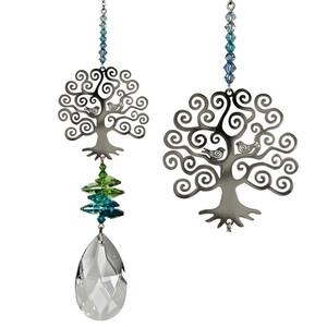 Woodstock Rainbow Makers Collection, Crystal Fantasy, Large 6.5 in. Tree of Life Crystal Suncatcher