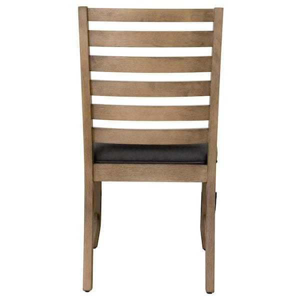 Solid wood slat back dining chair hot sale