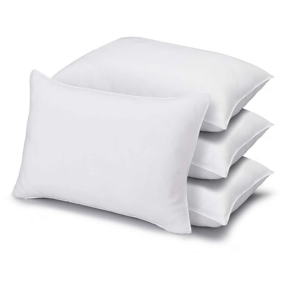 Real 100% Goose Feather Stuffing Pillows Core Square Rectangular Down Pillow  Antibacterial Sleeping Neck Protection Bed Pillow