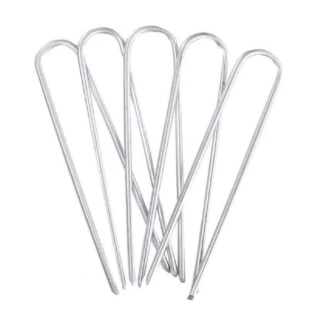 Agfabric 2 in. 11 Gauge Garden Galvanized Stakes Landscape
