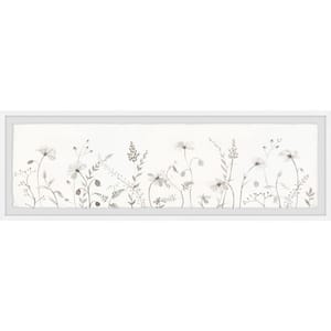 Mixed Flowers By Parvez Taj Framed Nature Art Print 15 in. x 45 in.