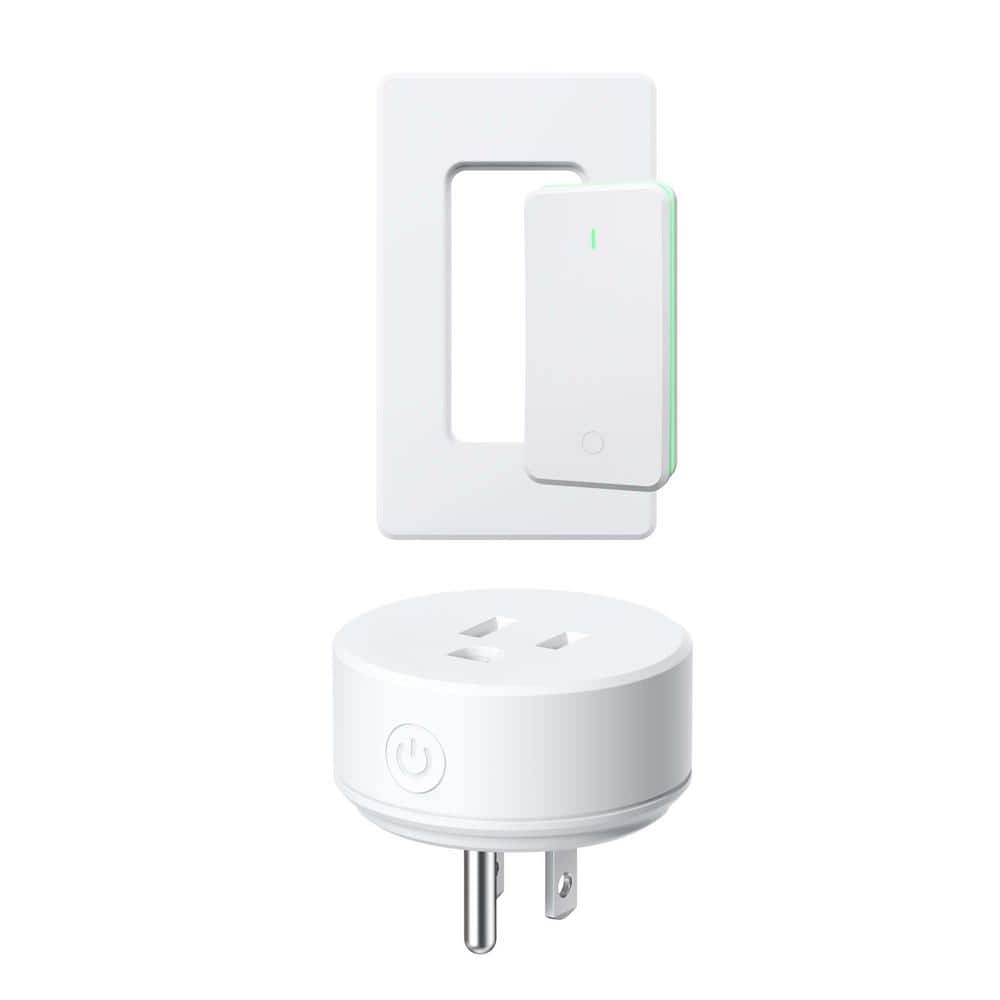 Vrbgify 15A Smart Push Button Removable Wireless Light