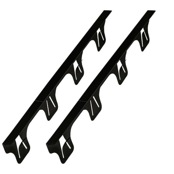 2 Pack Matte Black Stainless Steel Stove Gap Covers, Adjustable Heat Resistant, Gas Stove Side Gap Protector