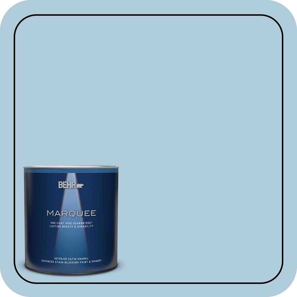 1 qt. #S500-2 Essex Blue Satin Enamel Interior Paint & Primer price history on PriceWatchPro