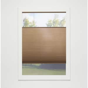 Latte Cordless Top-Down Bottom-Up Light Filtering Eco Polyester Cellular Shades - 65.5 in. W x 64 in. L