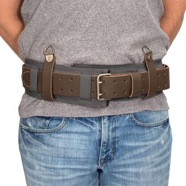 padded leather tool belt