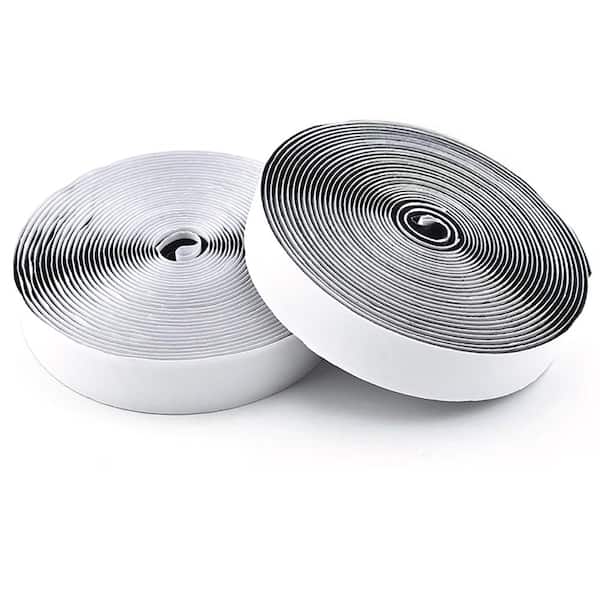 Shatex 16.4 ft. x 0.79 in. Velcro Hook and Loop Tape for Screen Door Garage Door Lock Kit