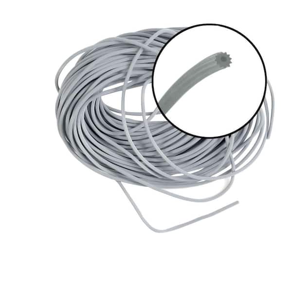 0.125 in. x 100 ft. Gray Screen Spline