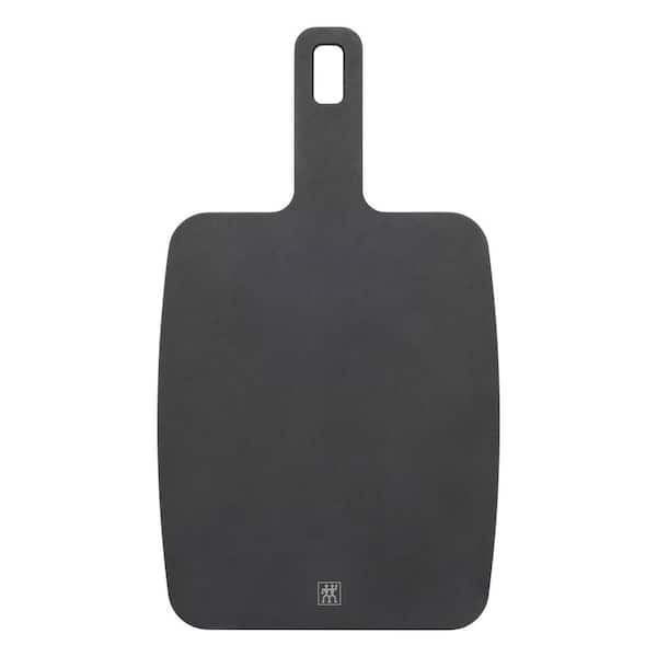 Plant Fiber 13 in. x 7.5 in. Composite Plant Fiber Rectangle Cutting Board with Handle - Slate