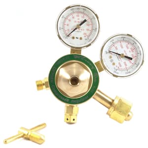 2 in Side Mount, 250-Series Oxygen Regulator with 1/4 in. Hose Fitting