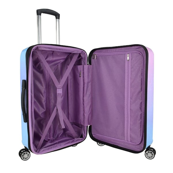 Traveler's Choice Ruma II 3-Piece Twinkle Lilac Hardside Spinner