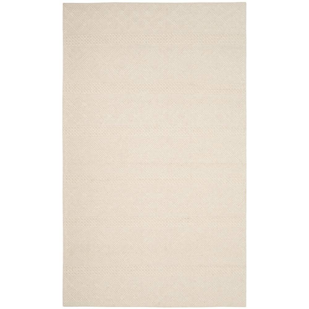 SAFAVIEH Vermont Ivory 4 ft. x 6 ft. Tribal Geometric Area Rug VRM211A ...