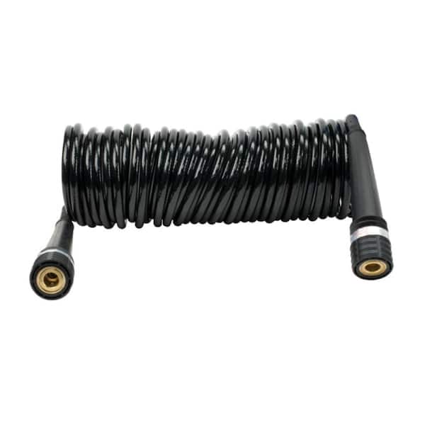 VIAIR 30 ft. Coil Hose, PU, Inside Braided with Quick Connect Couplers