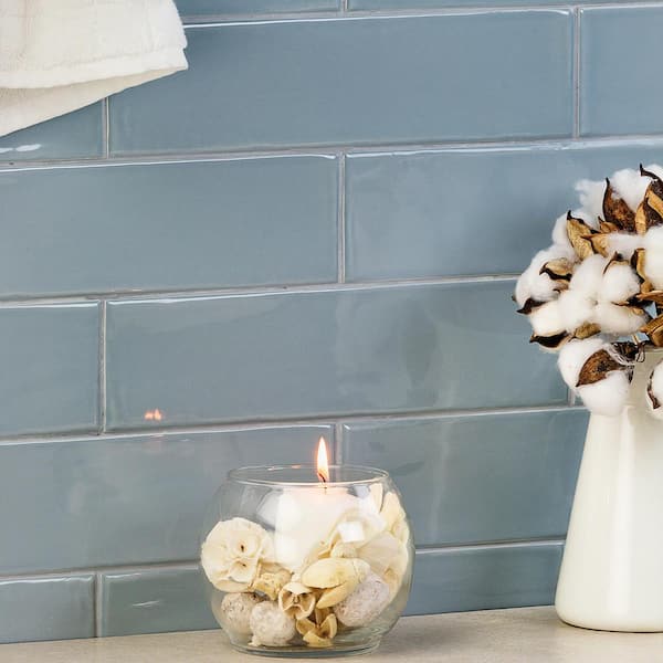 Birmingham Dew 3 in. x 12 in. Polished Ceramic Subway Tile (5.38 sq. ft. / box)