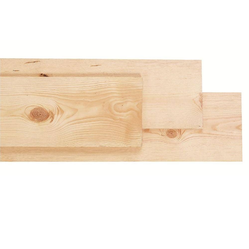 Square Edge Solid Wood DIY Plank Board 2.25 inches Thick