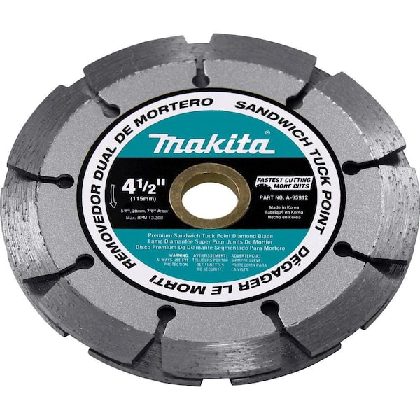 4 1/2 Inch x .250" Premium Sandwich Tuck Point Blade wall chaser cement 7 Pack