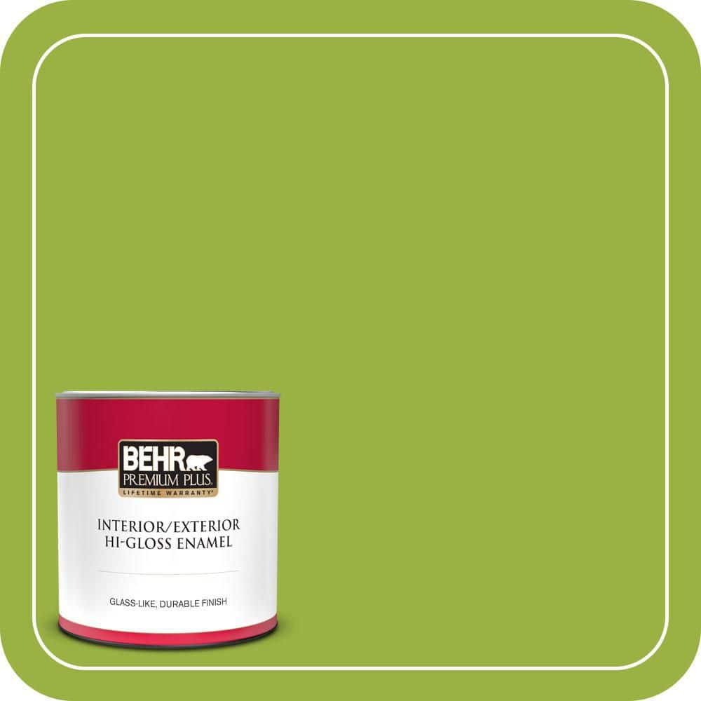 1 qt. #410B-7 Bamboo Leaf Hi-Gloss Enamel Interior/Exterior Paint & Primer price history on PriceWatchPro
