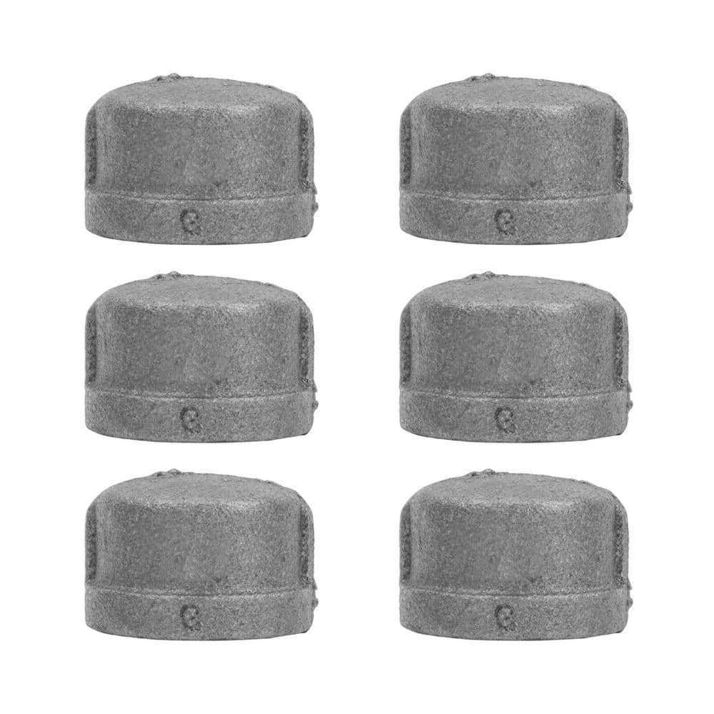 1 in. Black Iron Cap (6-Pack) price history on PriceWatchPro