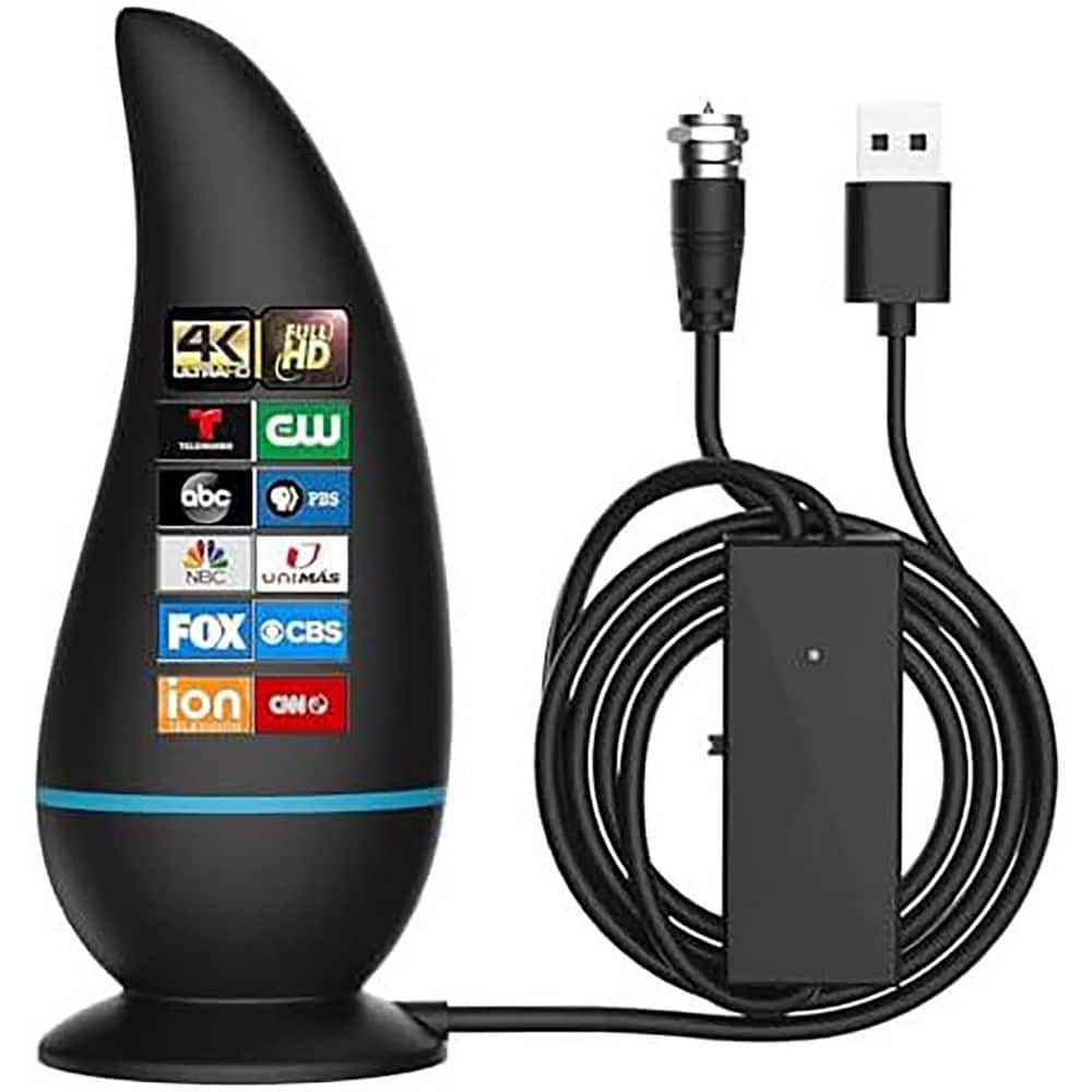 HD Digital 560 Mile Reception UHF Amplified Signal HDTV and 4K Digital Indoor Outdoor Antenna with Magnetic Base price history on PriceWatchPro