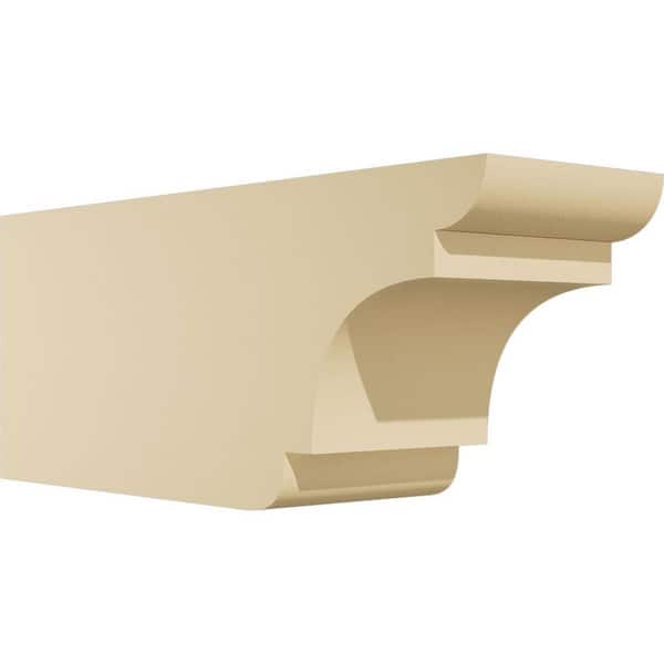 Ekena Millwork Standard New Brighton 6 in. W x 8 in. H x 20 in. D Signature Urethane Rafter Tail Outlooker