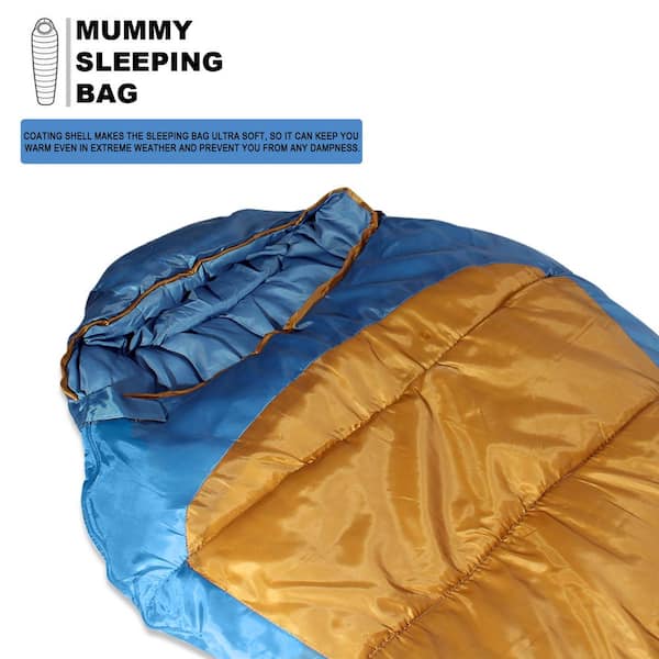 mummy style sleeping bag