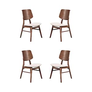 New Classic Furniture Oscar Walnut Wood Dining Side Chair (Set of 4)
