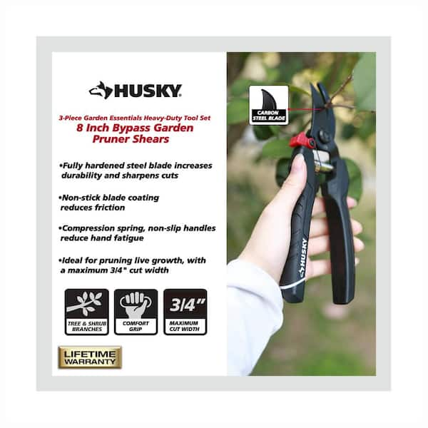 Husky Titanium Scissors Set (3-Piece) 98385 - The Home Depot