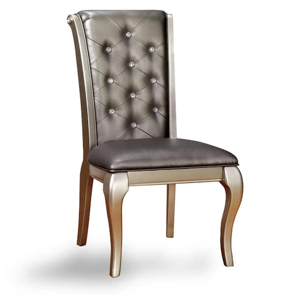 William's Home Furnishing Amina in Gray Side Chair