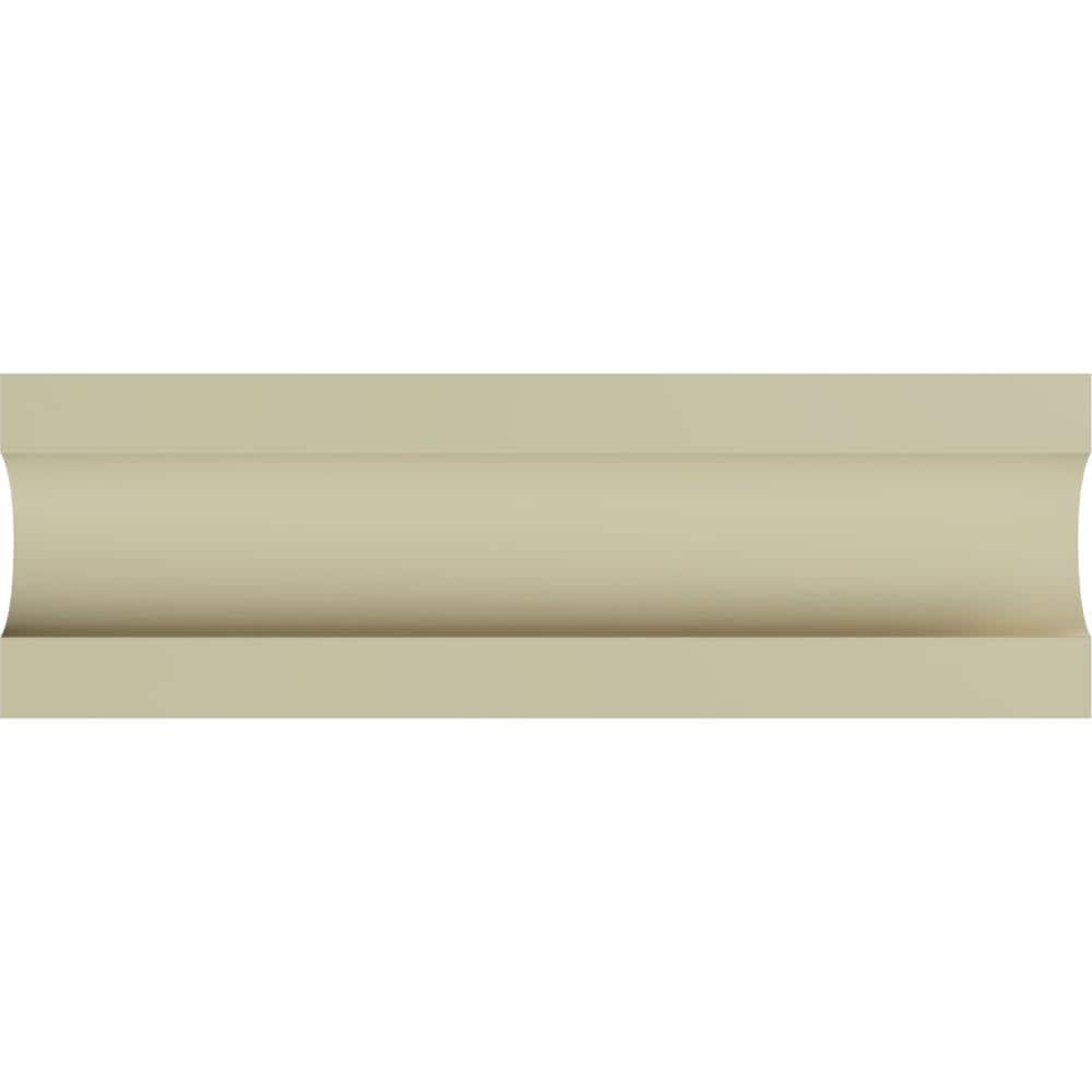Geometric Gray Polyurethane Chair Rail Moulding