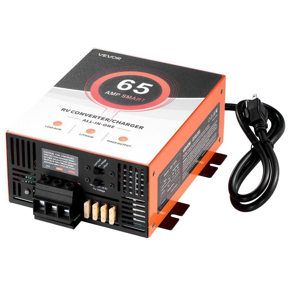 RV Power Converter, 65 Amp, 110V AC to 12V DC RV Converter Battery Charger, Multi Stage Smart Charging, for Camper price history on PriceWatchPro