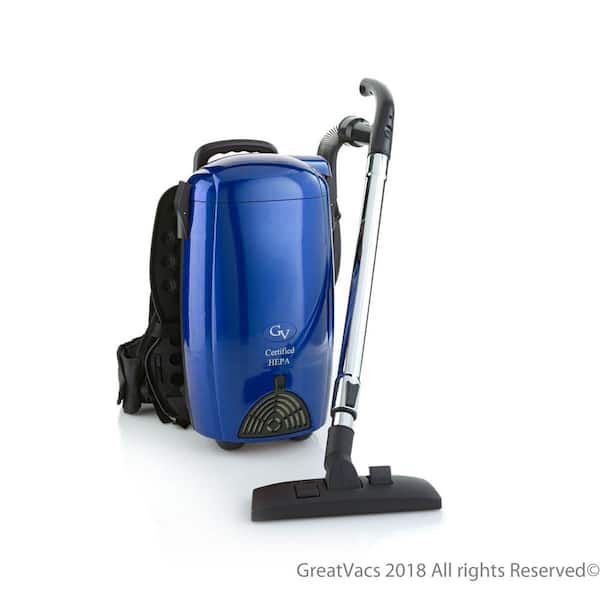 GV 8qt_blue Blue 8 Qt. Light Powerful HEPA BackPack Vacuum Blower Loaded - 2