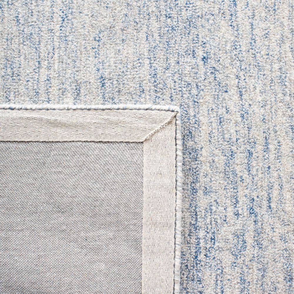 Metro Blue Hand-Tufted Wool Area Rug